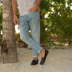 Nisolo Alejandro Woven Slip-On 2.0 Woven Black | Men Sandals & Slip Ons