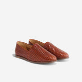 Nisolo Alejandro Woven Slip-On 2.0 Woven Brandy | Men Sandals & Slip Ons