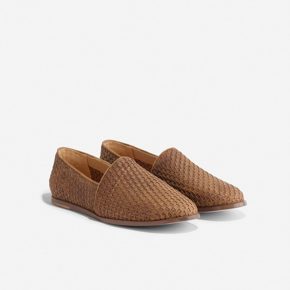 Nisolo Alejandro Woven Slip-On 2.0 Woven Tobacco | Men Sandals & Slip Ons