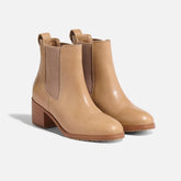 Nisolo Ana Go-To Heeled Chelsea Boot Almond | Women Boots