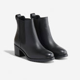 Nisolo Ana Go-To Heeled Chelsea Boot Black/Black | Women Boots