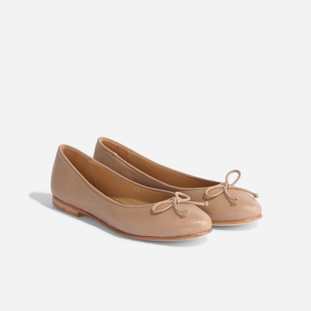 Nisolo Bea Go-To Ballet Almond | Women Flats & Slip Ons