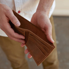 Nisolo Brewer Wallet Brown | Men Bags & Wallets