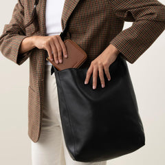 Nisolo Cecilia Go-To Shoulder Bag Black | Women Bags & Wallets