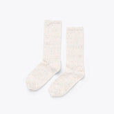 Nisolo Cotton Crew Sock Ivory Multicolor Marl | Women Socks