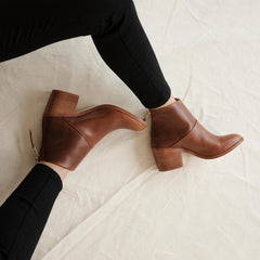 Nisolo Dari Boot Brandy | Women Heels