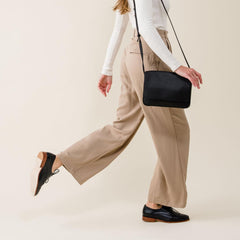 Nisolo Emilia Cap Toe Oxford Black | Women Loafers & Mules