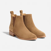 Nisolo Eva Everyday Chelsea Boot Taupe Suede | Women Boots