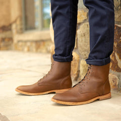 Nisolo Everyday Lace-Up Boot Brown | Men Boots