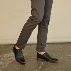 Nisolo Everyday Oxford Black | Men Oxfords & Loafers