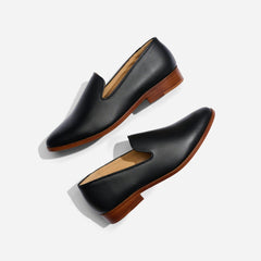 Nisolo Everyday Slip On Loafer Black | Women Flats & Slip Ons