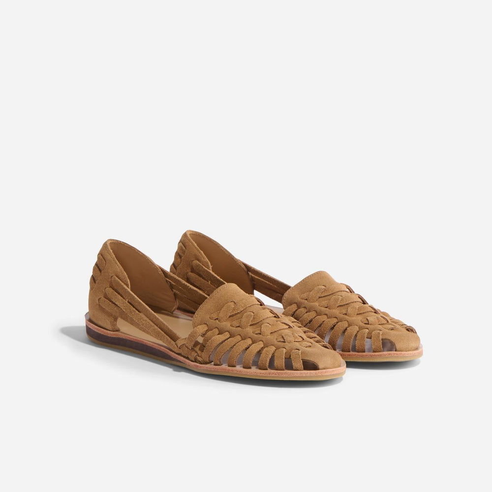 Nisolo Huarache Sandal Caramel | Women Flats & Slip Ons