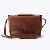 Nisolo Loreto Messenger Bag Chestnut | Men Bags & Wallets