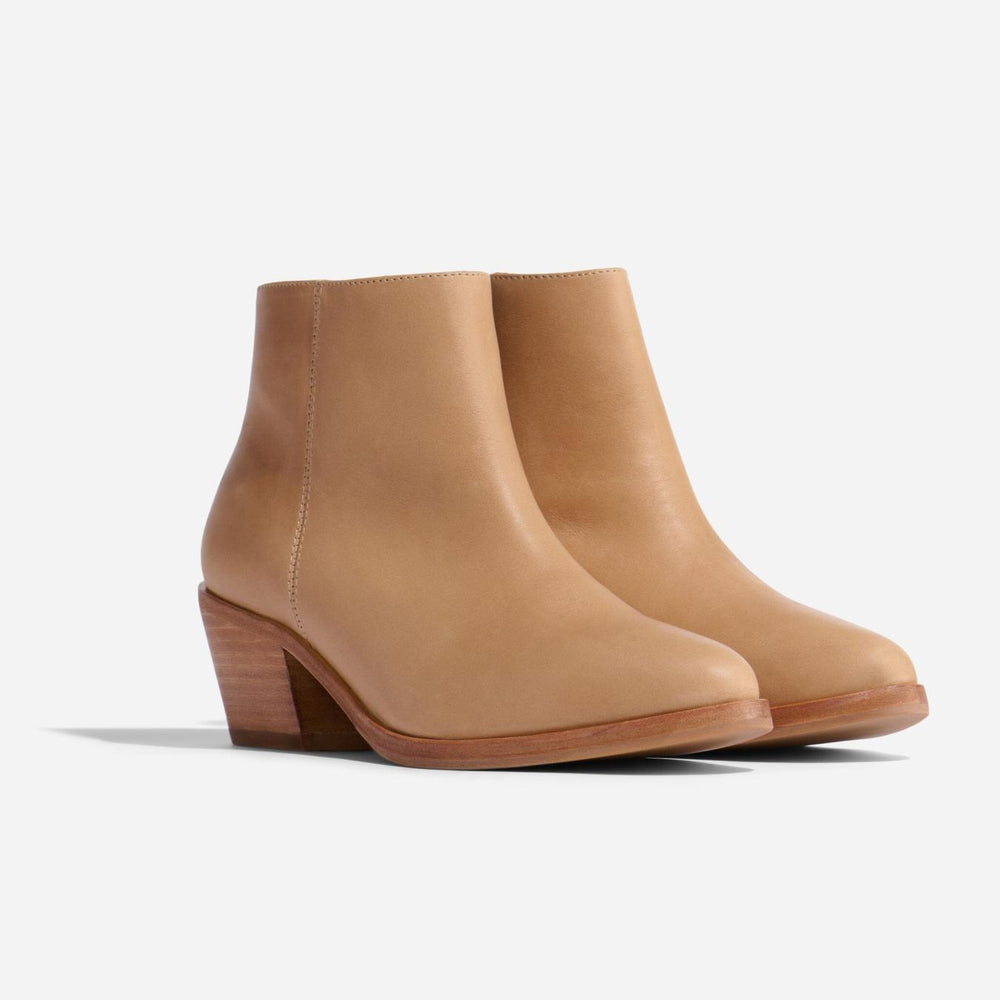 Nisolo Marisa Inside Zip Boot Almond | Women Boots