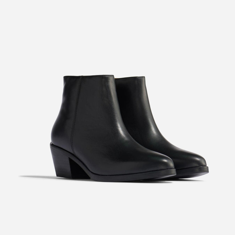 Nisolo Marisa Inside Zip Boot Black | Women Boots