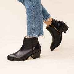 Nisolo Marisa Inside Zip Boot Black | Women Boots