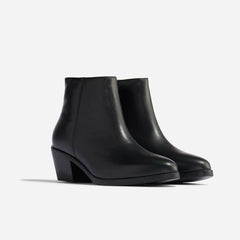 Nisolo Marisa Inside Zip Boot Black | Women Boots