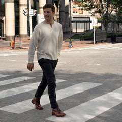 Nisolo Martin All-Weather Boot Mahogany | Men Boots