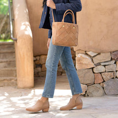 Nisolo Mia Everyday Ankle Bootie Almond | Women Heels