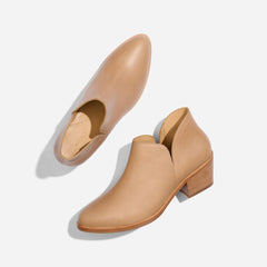 Nisolo Mia Everyday Ankle Bootie Almond | Women Heels