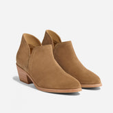 Nisolo Mia Everyday Ankle Bootie Taupe Suede | Women Boots