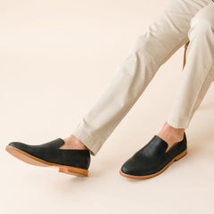 Nisolo Rio Slip-On Loafer Black | Men Sandals & Slip Ons