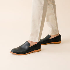 Nisolo Rio Slip-On Loafer Black | Men Sandals & Slip Ons