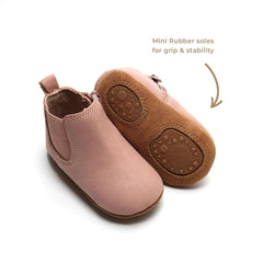 Nisolo Soft Sole Waxed Leather Chelsea Boot Antelope Pink | Baby Baby, Toddler & Kids Shoes