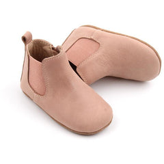 Nisolo Soft Sole Waxed Leather Chelsea Boot Antelope Pink | Baby Baby, Toddler & Kids Shoes