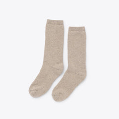 Nisolo Wool Cushion Crew Hiker Sock Khaki | Men Socks