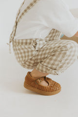 Nisolo Woven Hard Sole T-Bar Walnut | Baby Baby, Toddler & Kids Shoes