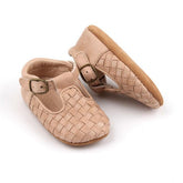 Nisolo Woven Soft Sole T-Bar Stone | Baby Baby, Toddler & Kids Shoes