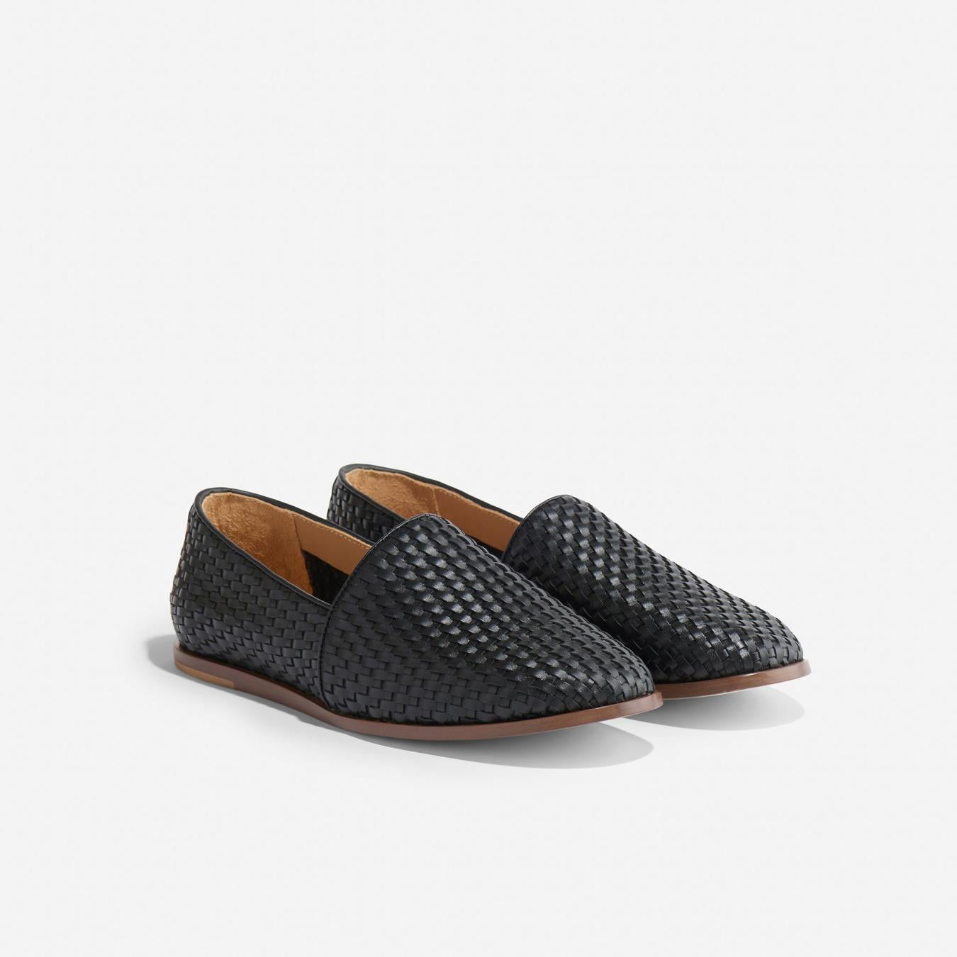 Nisolo Alejandro Woven Slip-On 2.0 Woven Black | Men Sandals &amp; Slip Ons