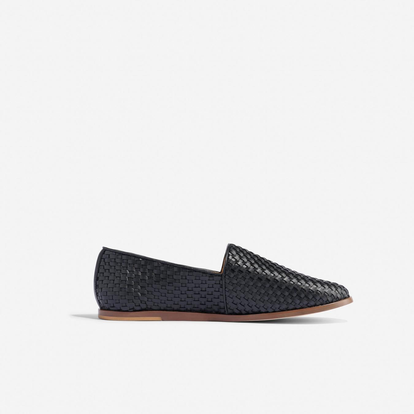 Nisolo Alejandro Woven Slip-On 2.0 Woven Black | Men Sandals &amp; Slip Ons