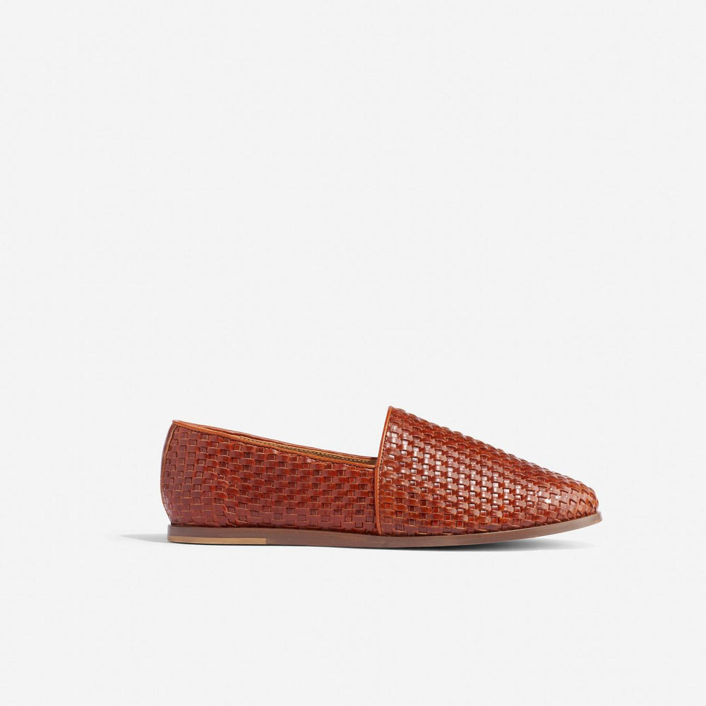 Nisolo Alejandro Woven Slip-On 2.0 Woven Brandy | Men Sandals &amp; Slip Ons