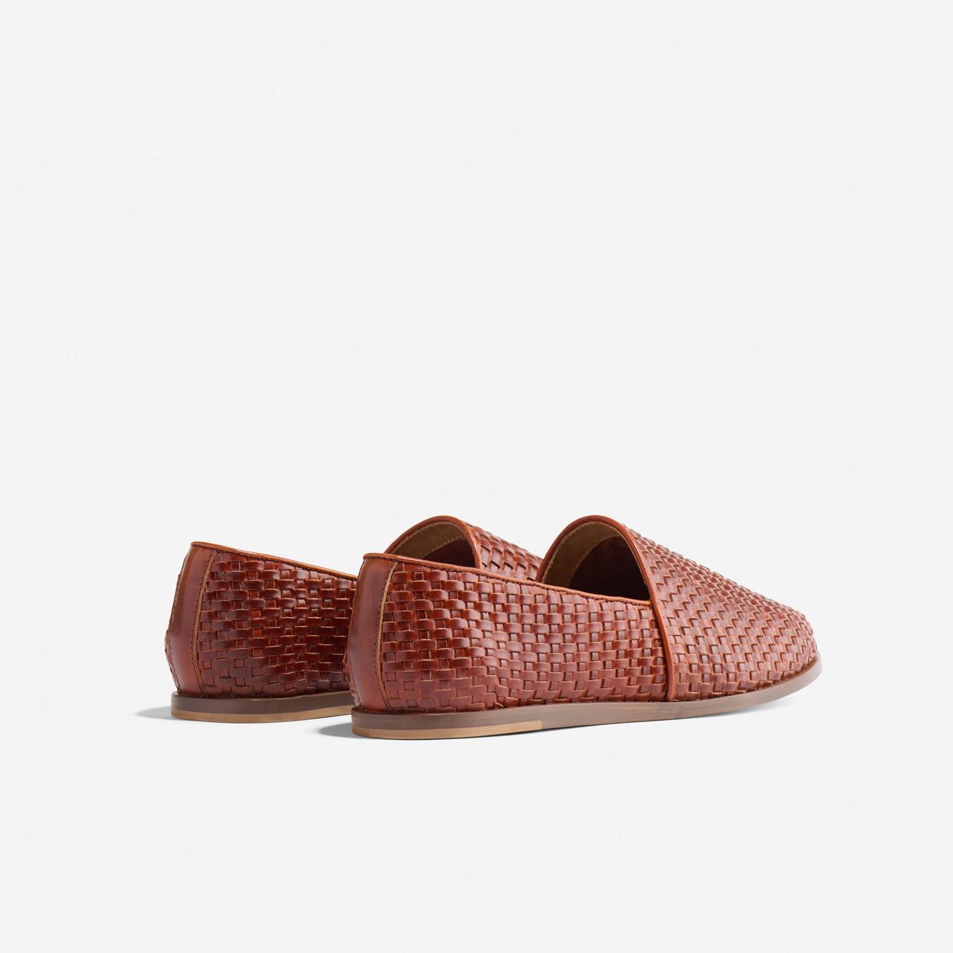 Nisolo Alejandro Woven Slip-On 2.0 Woven Brandy | Men Sandals &amp; Slip Ons