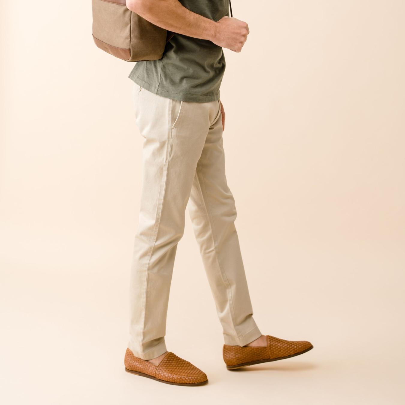 Nisolo Alejandro Woven Slip-On 2.0 Woven Brown | Men Sandals &amp; Slip Ons