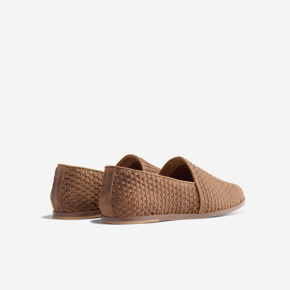 Nisolo Alejandro Woven Slip-On 2.0 Woven Tobacco | Men Sandals &amp; Slip Ons