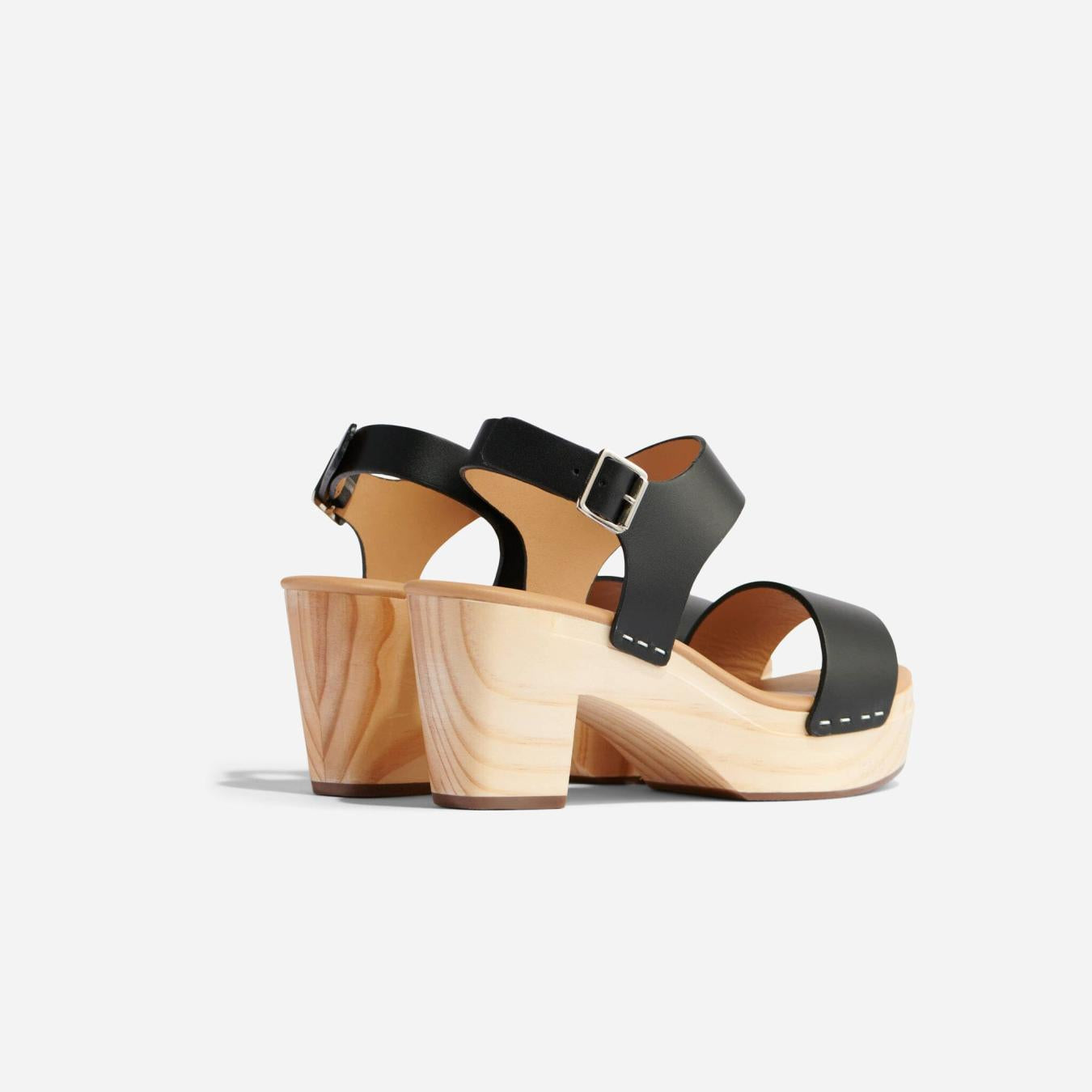 Nisolo All-Day Open Toe Clog Black | Women Sandals