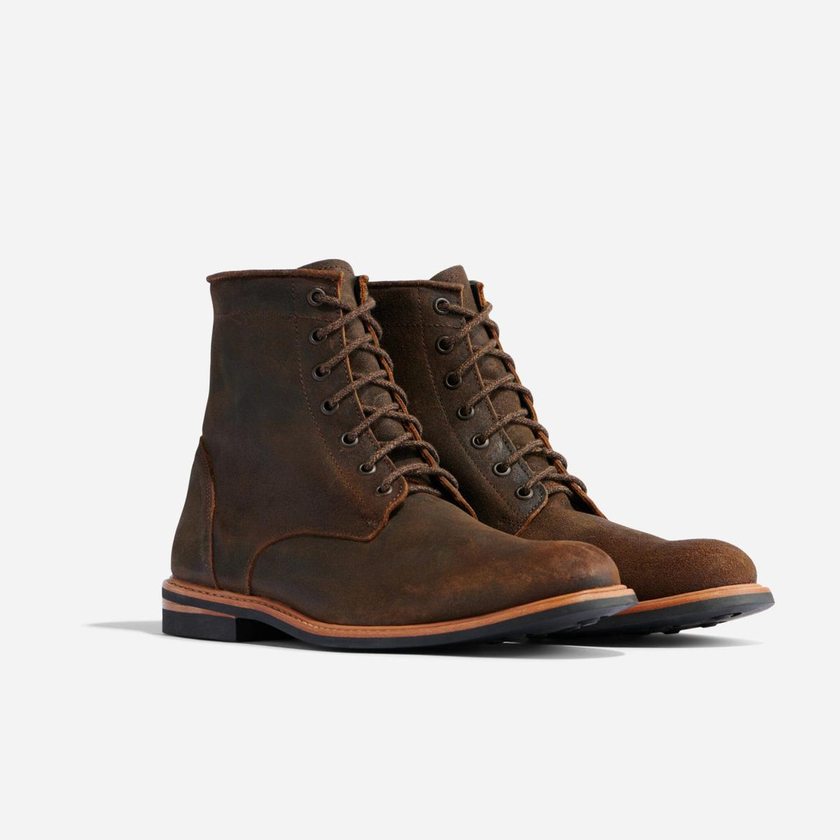 Nisolo All-Weather Andres Boot Waxed Brown | Men Boots