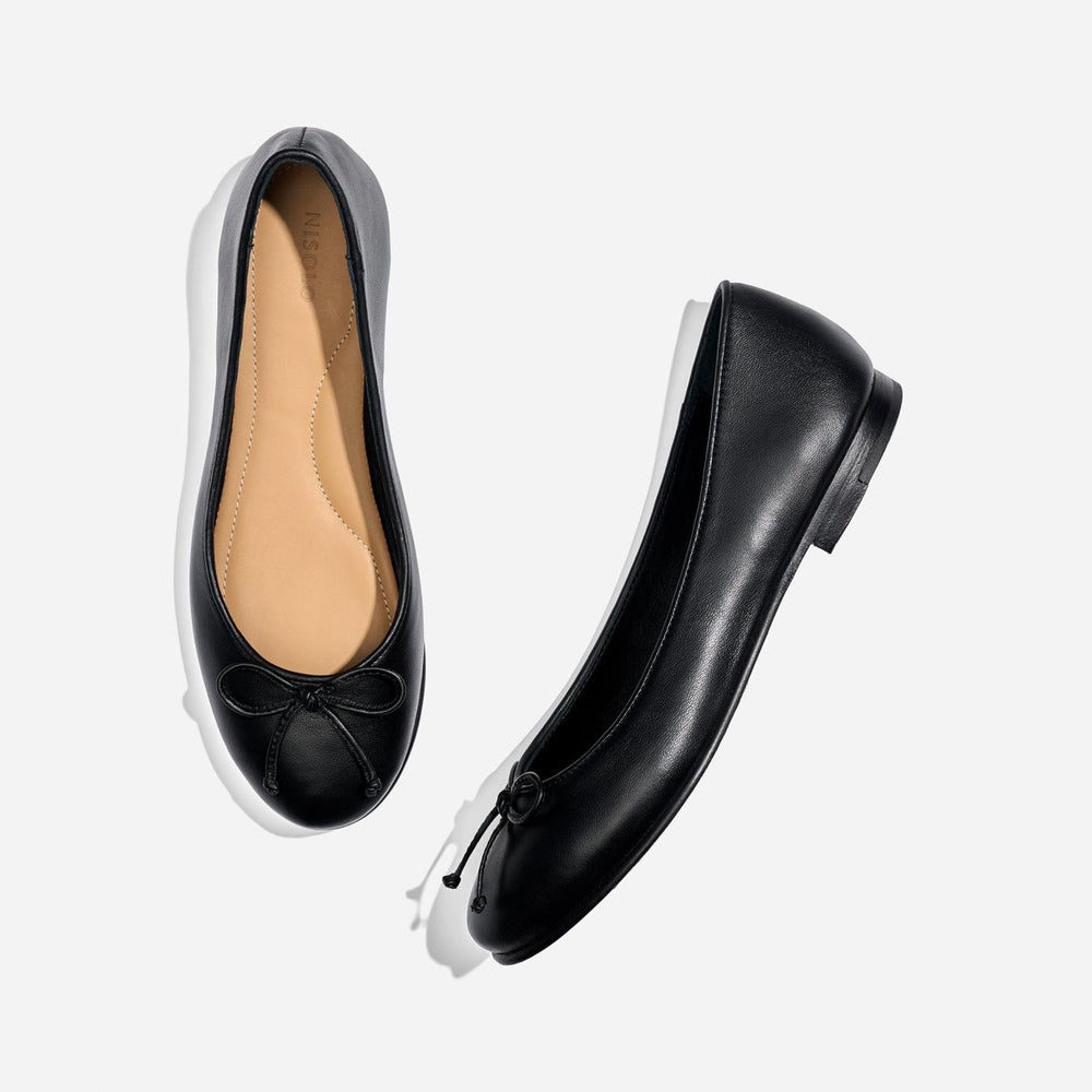 Nisolo Bea Go-To Ballet Black | Women Flats &amp; Slip Ons