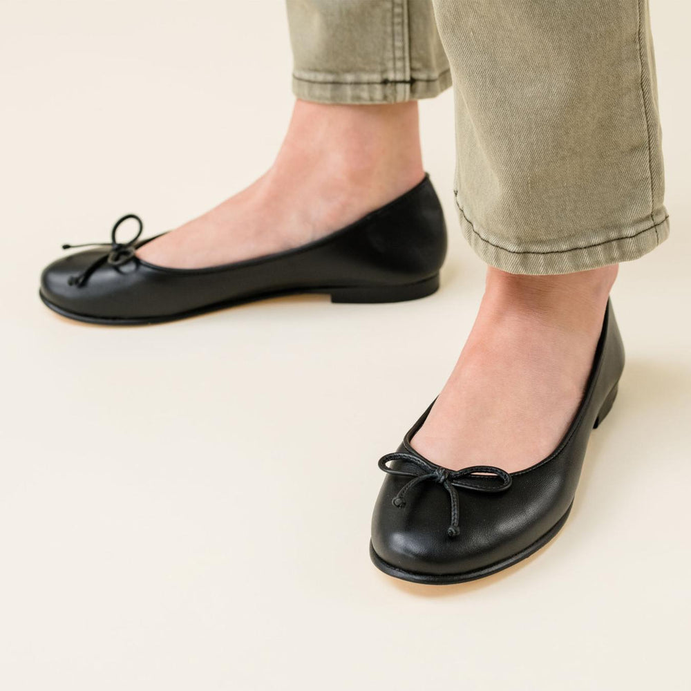 Nisolo Bea Go-To Ballet Black | Women Flats &amp; Slip Ons