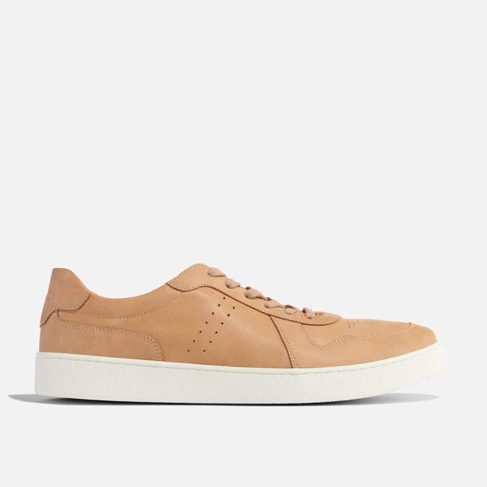 Nisolo Beto Go-To Court Sneaker Almond | Men Sneakers
