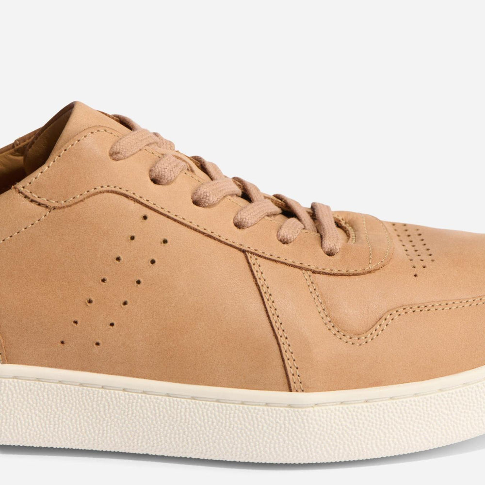 Nisolo Beto Go-To Court Sneaker Almond | Men Sneakers