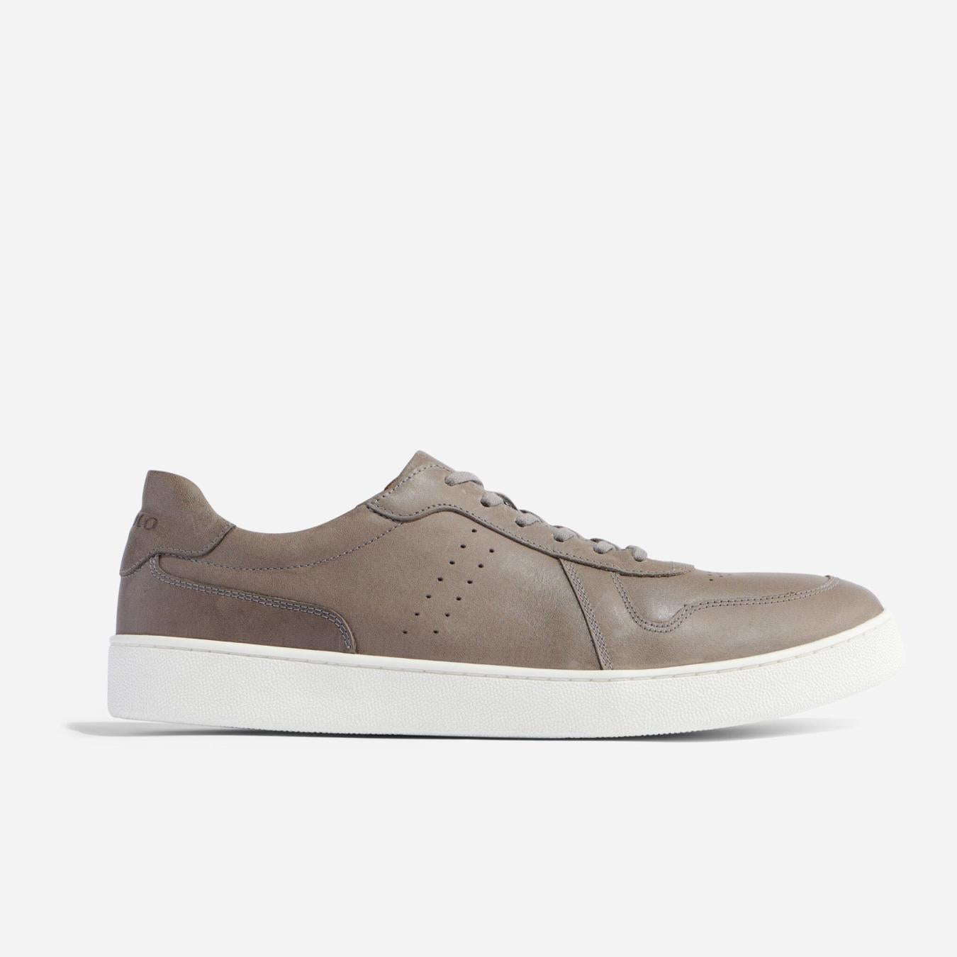 Nisolo Beto Go-To Court Sneaker Grey | Men Sneakers