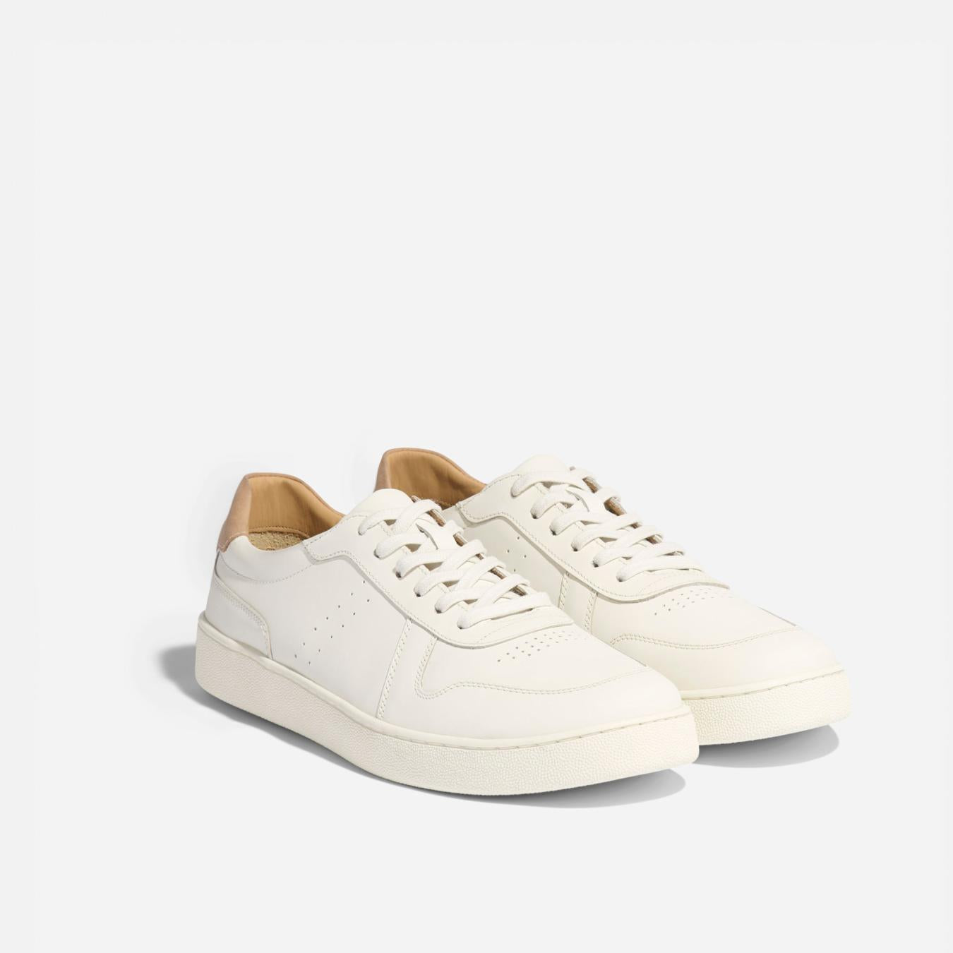 Nisolo Beto Go-To Court Sneaker White | Men Sneakers