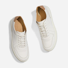 Nisolo Beto Go-To Court Sneaker White | Men Sneakers