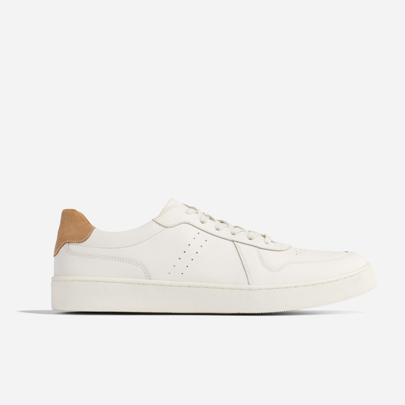 Nisolo Beto Go-To Court Sneaker White | Men Sneakers