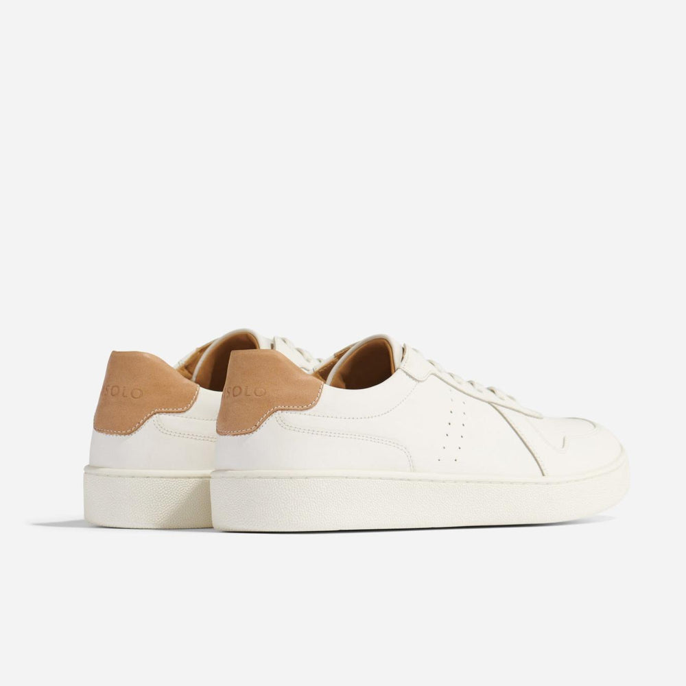 Nisolo Beto Go-To Court Sneaker White | Men Sneakers