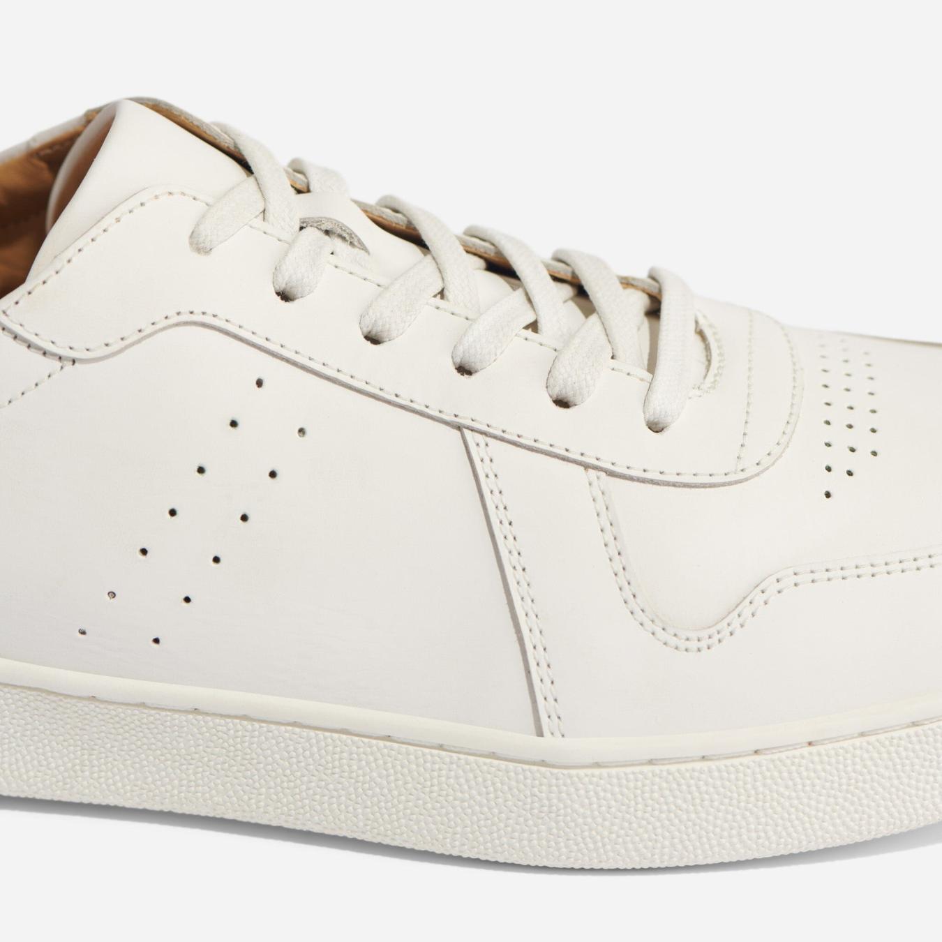 Nisolo Beto Go-To Court Sneaker White | Men Sneakers